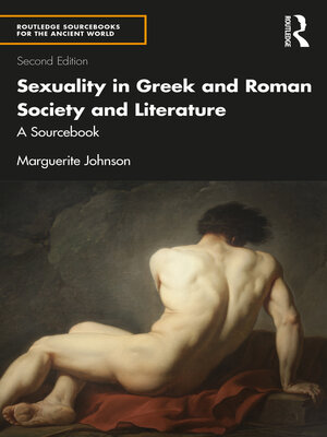 cover image of Sexuality in Greek and Roman Society and Literature
